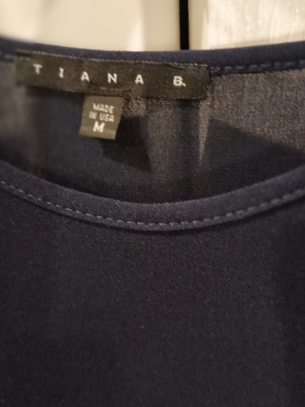 Tiana B. Black Dress with Teal Hem Mini - Picture 2 of 5